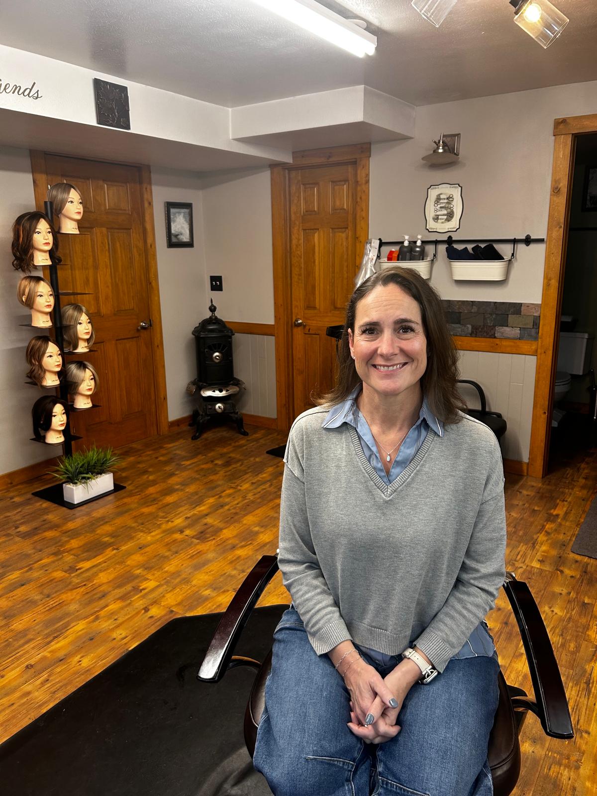 Client before — natural hair